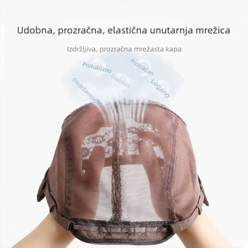 Perika od pravih ljudskih vlasi za žene, elegantne kovrčava kosa, potpuna perika s bočnim šiškama za prekrivanje sijede, periva