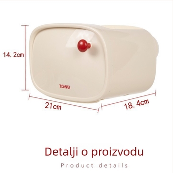 Stenski plastični dispenser za papir u kupaonici, moderan minimalistički stil, vodootporan, pogodan za kupaonicu