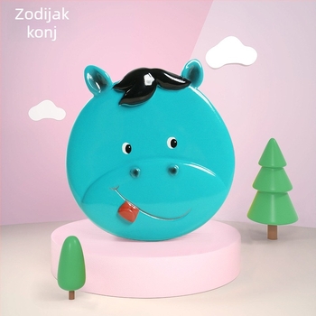 Kutija za čuvanje mliječnih zuba sa zodijalnom temom i uspomenom na dječju kosu - smolna kutija