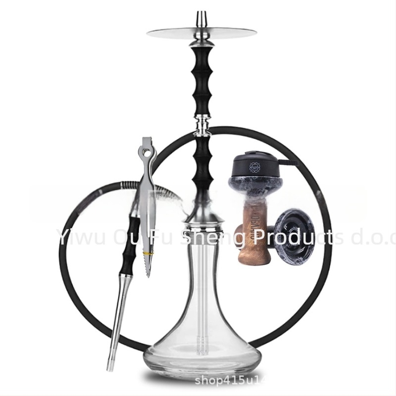 Šiša – aluminij, lagani luksuzni stil, 6 komada u kutiji, ponovno upotrebljivo