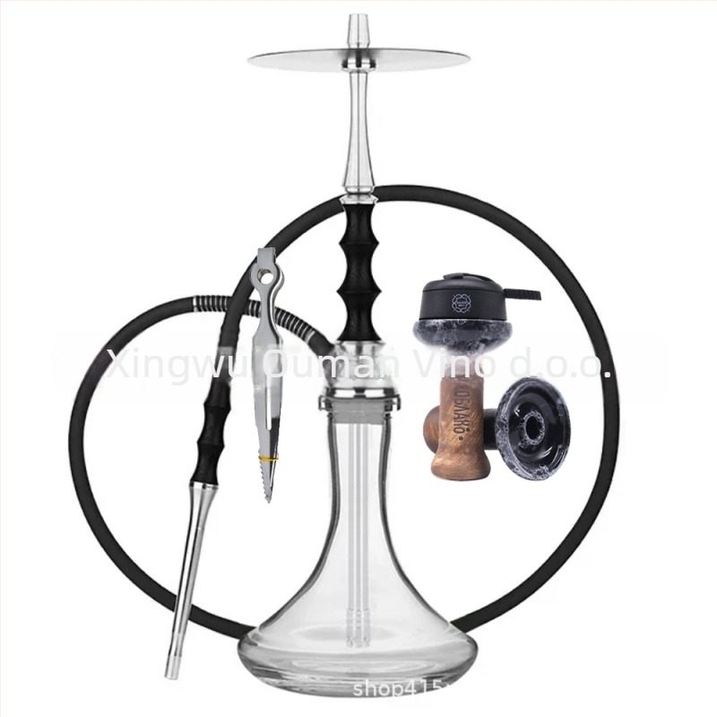 Šiša – aluminij, lagani luksuzni stil, 6 komada u kutiji, ponovno upotrebljivo