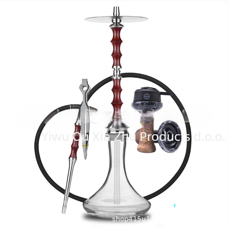 Šiša – aluminij, lagani luksuzni stil, 6 komada u kutiji, ponovno upotrebljivo