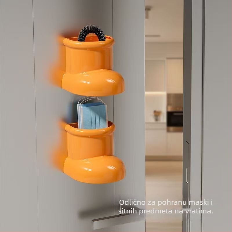 Magnetička kutija za pohranu u obliku čizme za kuhinju – PP plast, uzorak: čizma, funkcija: skladištenje, stil: crtani sladak, model: 1