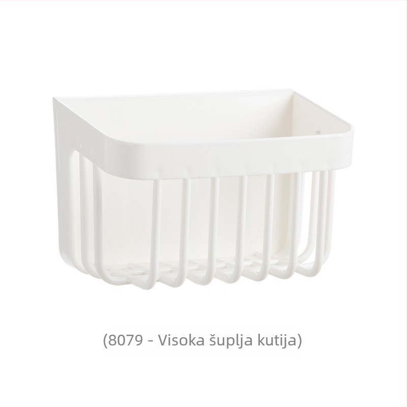 Kutija za pohranu ručnika za lice, zidna, PP plastika, kupaonica, japanski stil