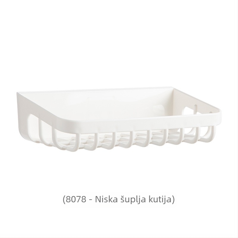 Kutija za pohranu ručnika za lice, zidna, PP plastika, kupaonica, japanski stil