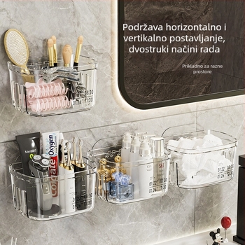 Zidna kutija za pohranu, prozirna PET, model 2404104