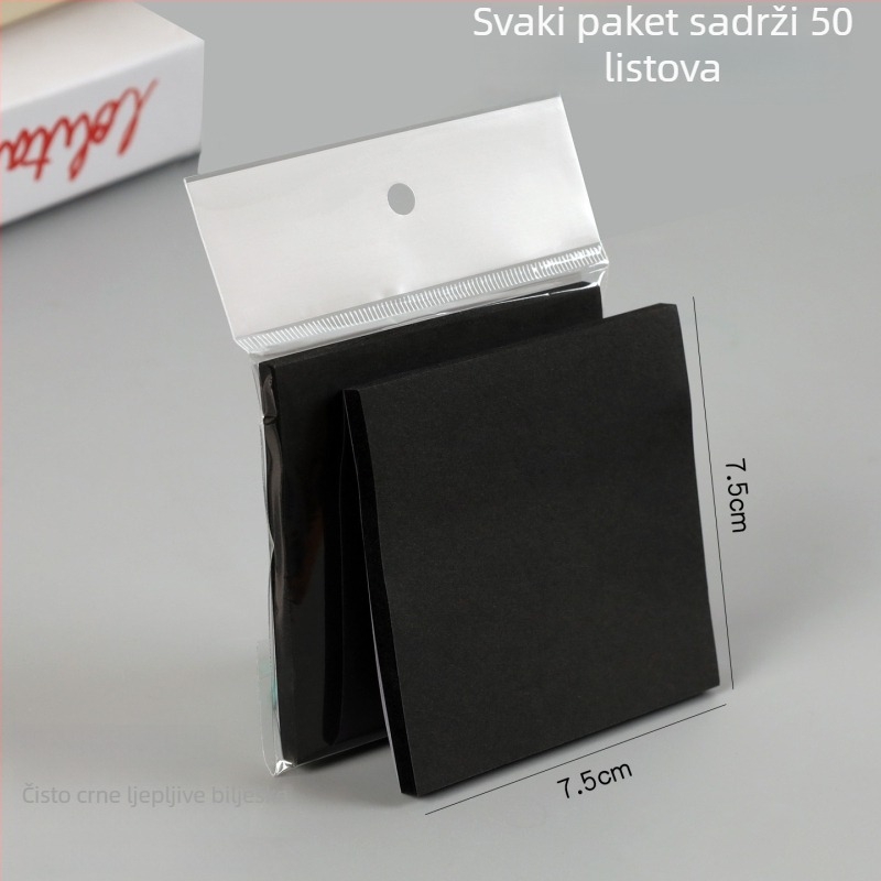 Ljepljive bilješke za učenike, minimalistički dizajn, 50 listova, debele stranice, otkinjive