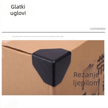 60 komada plastnih trokutastih zaštitnih kutova za namještaj