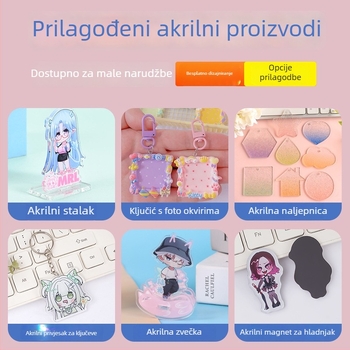 Akril kutija za pohranu, model 001, otporna na prašinu, moderan minimalistički stil, tisk logotipa dostupan