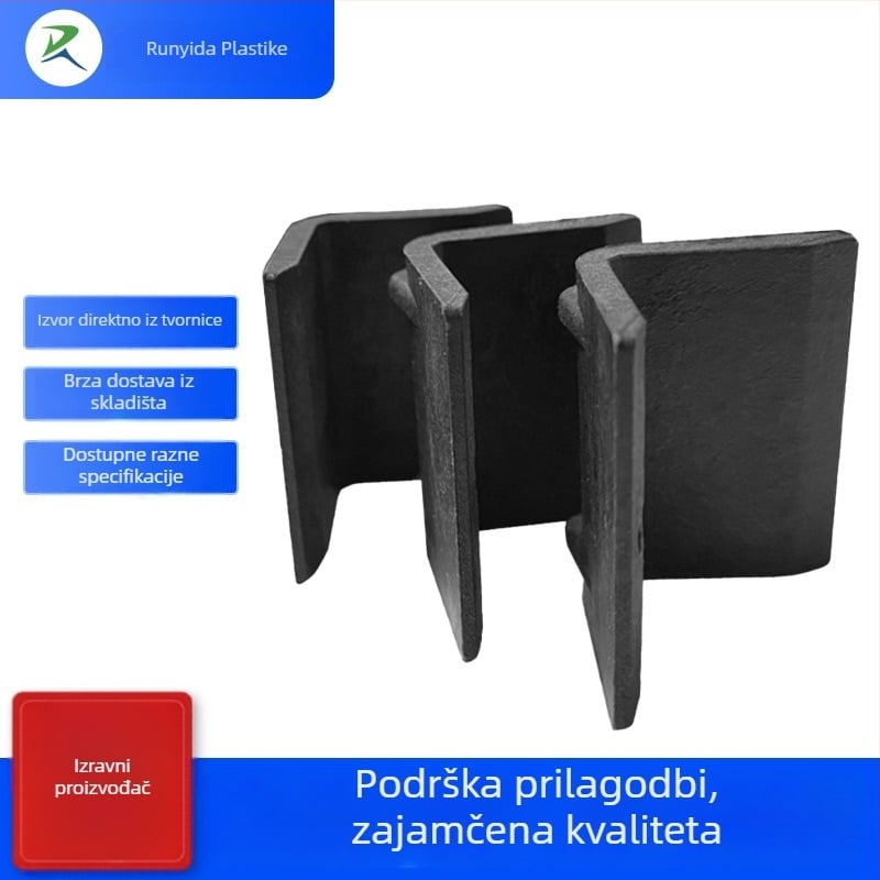 Runyida Plastični kutni zaštitnici za pakiranje — L‑oblik zaštite rubova za drvo, staklo i kamen