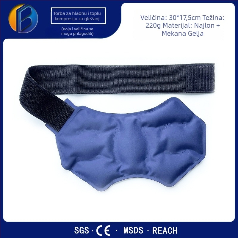 bodiconn ledena podloga za toplu i hladnu terapiju, pogodna za odrasle i djecu, kutija s 60 komada, težina 250–300 g, hlađenje i prevencija toplinskog udara