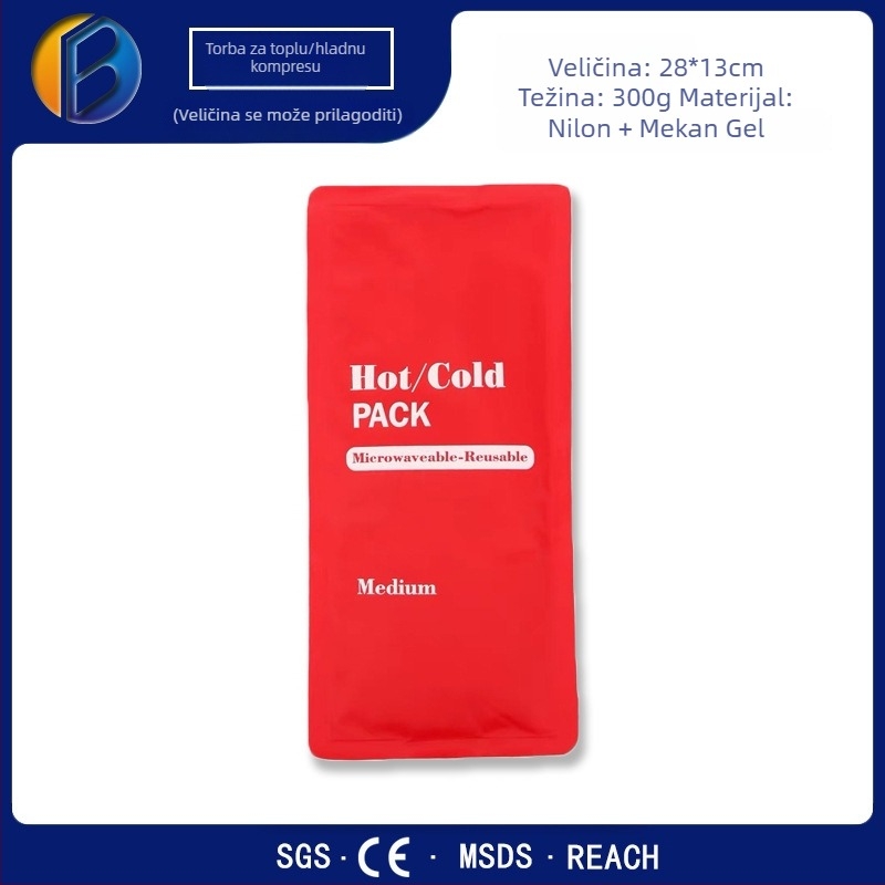 bodiconn ledena podloga za toplu i hladnu terapiju, pogodna za odrasle i djecu, kutija s 60 komada, težina 250–300 g, hlađenje i prevencija toplinskog udara