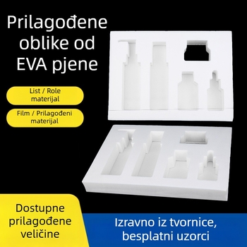 EPE bisernom pamuk ploča za voće i povrće — unutarnja zaštita kutova, materijal: EPE Pearl Cotton, gustoća 17, debljina po izboru
