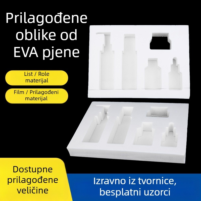 EPE bisernom pamuk ploča za voće i povrće — unutarnja zaštita kutova, materijal: EPE Pearl Cotton, gustoća 17, debljina po izboru