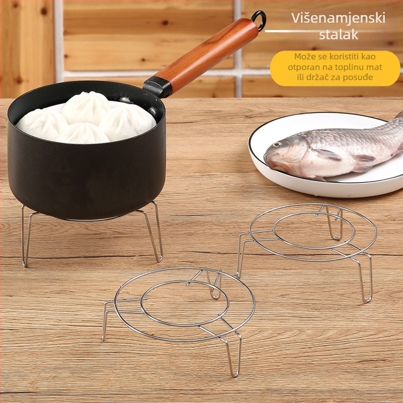 Nehrđajući čelični parni stalak; debela konstrukcija; zaštita od opeklina; toplinska izolacija; vodonepropusni dizajn; višestruka namjena; pokretan; bez montaže