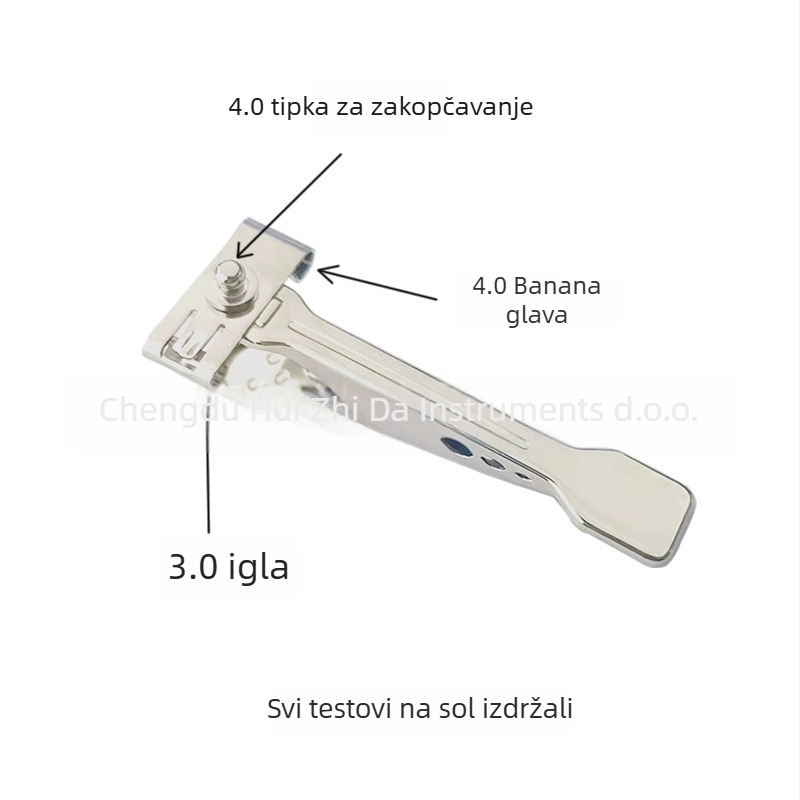 Veterinarski EKG monitor za životinje, višefunkcionalni EKG, elektrode s metalnim krokodil klipom, Huizhida VA01