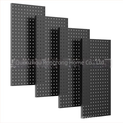 Metalni pegboard zidni panel, sklopni i pomični, montaža s ugrađenim vijcima, 8+ razina, zidni organizator alata
