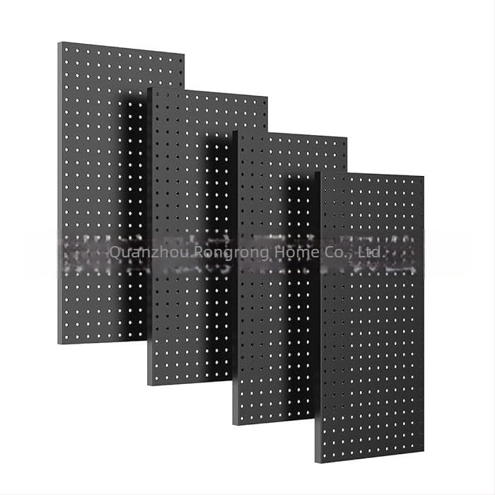 Metalni pegboard zidni panel, sklopni i pomični, montaža s ugrađenim vijcima, 8+ razina, zidni organizator alata