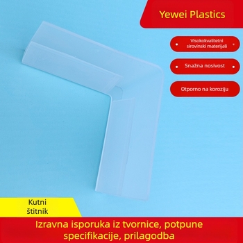 Plastični kutni zaštitnik za police – Ning Luo, zaštita od sudara, ojačani rub