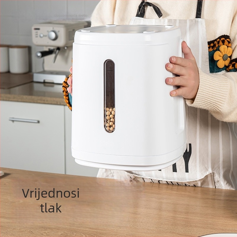 Vakuumska posuda za rižu, ABS, otporna na vlagu, kapacitet 7–8 L, mogućnost otiska logotipa
