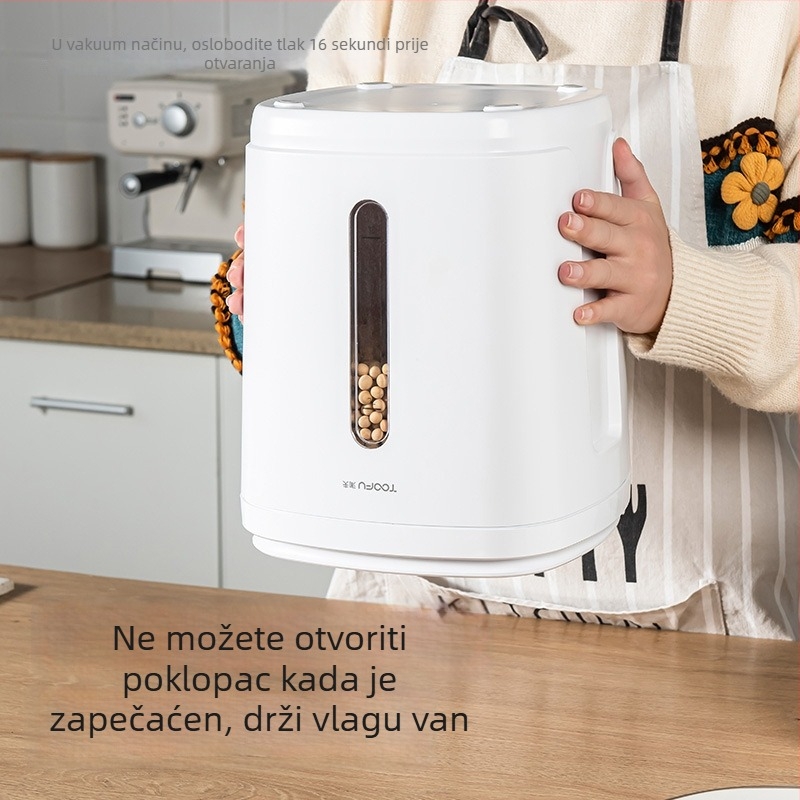 Vakuumska posuda za rižu, ABS, otporna na vlagu, kapacitet 7–8 L, mogućnost otiska logotipa