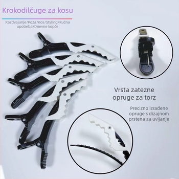 Klipovi za kosu aligator za bojanje i razdjeljivanje pramenova – profesionalni salonski klipovi