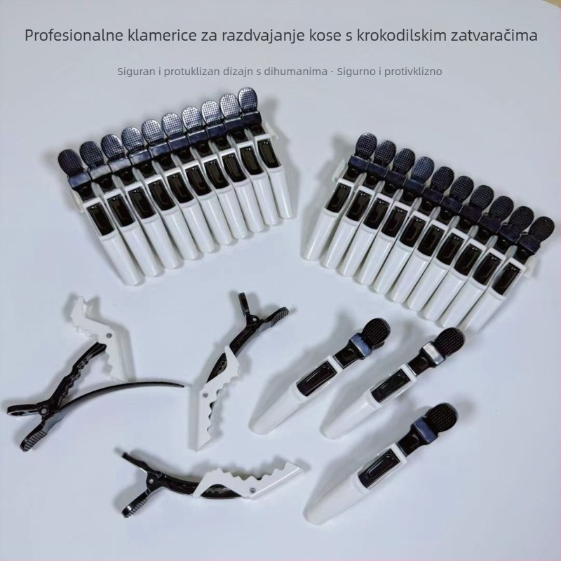 Klipovi za kosu aligator za bojanje i razdjeljivanje pramenova – profesionalni salonski klipovi