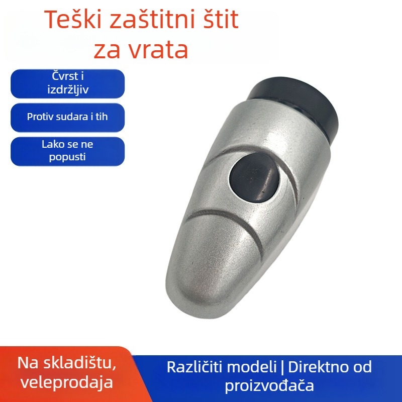 Blok protiv sudara za vrata i prozore, kapkovitog oblika, plastična konstrukcija, elektroplatirani završetak
