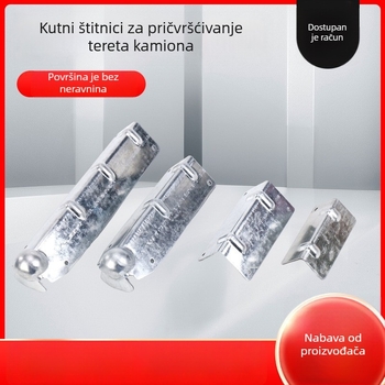 Pozinkirani kutni zaštitnik za kamione sa stezaljkama i napinjačima užadi