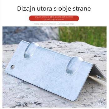 Pozinkirani kutni zaštitnik za kamione sa stezaljkama i napinjačima užadi
