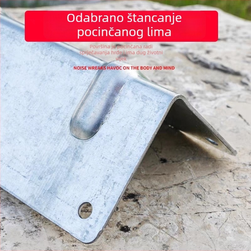 Pozinkirani kutni zaštitnik za kamione sa stezaljkama i napinjačima užadi