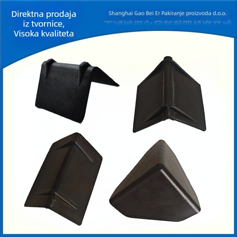 Plastični zaštitni kutovi za kartonske kutije, L-oblike ojačanje, zaštita rubova, zaštita od udara tijekom prijevoza