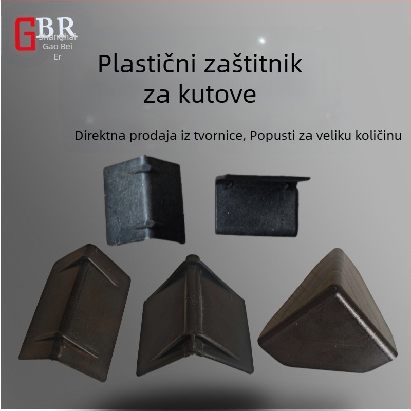 Plastični zaštitni kutovi za kartonske kutije, L-oblike ojačanje, zaštita rubova, zaštita od udara tijekom prijevoza