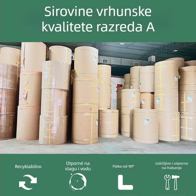 L-oblik zaštitni kut od kraft papira i vlaknastog papira, moguć ispis logotipa, prilagodljivo, tvrdoća standardna/ojačana, Dongguan