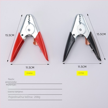 Ode 600A Kroko klipse - Teške klipse za uzemljenje, zavarivanje i baterije