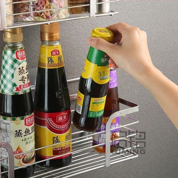 Polica za kupaonicu od 304 nehrđajućeg čelika, bez bušenja, zidna montaža ljepilom, jednoslojna