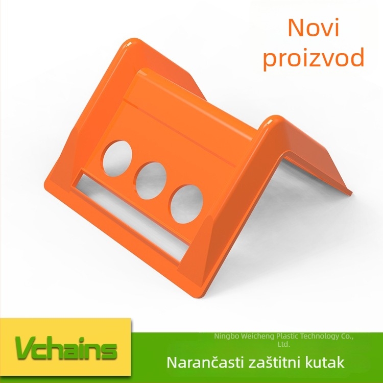 vchains Plastični zaštitnik za kut, otporan na udarce, složiva podloga za pakiranje i prijevoz