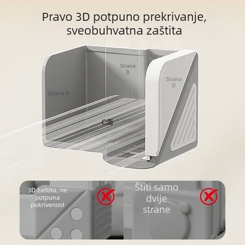 Zaštitni kutovi za aluminijske prozore s termalnim prekidom, zaštita od udara za prozore s otvaranjem prema unutra, kućište za kut prozora