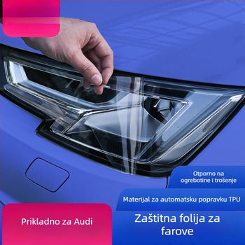 TPU film za svjetla za Aodi A3/A4 S3/4 – automatsko popravak, otporno na ogrebotine i habanje