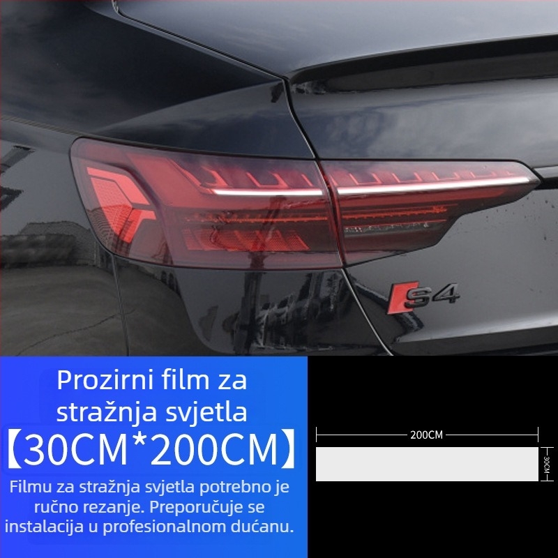TPU film za svjetla za Aodi A3/A4 S3/4 – automatsko popravak, otporno na ogrebotine i habanje