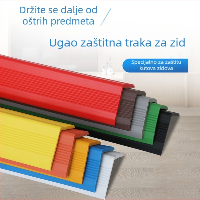Geno Protection Prilagođene trake za zaštitu kutova za zidove i rubove stolova, 50 kom, duljina po narudžbi