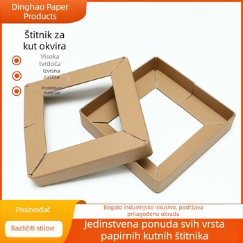 Papirni zaštitni kutovi za pakiranje, zaštita kutova, otporni na udarce za krhke predmete