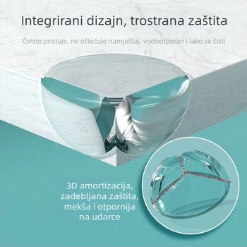 Zaštita kutova dječjeg namještaja, sferni dizajn, veleprodajno pakiranje 5000 komada