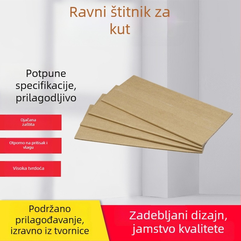 Vodootporan papirni zaštitnik kutova; materijal: papir s vlaknima u cijevi; otisnut logo; brend: Junyi Packaging