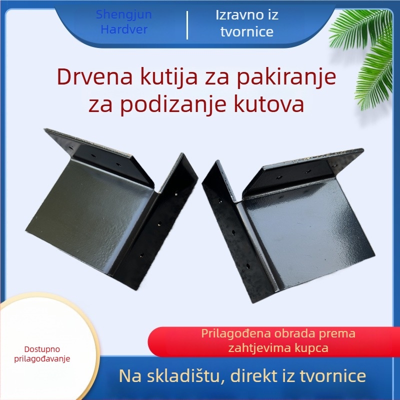 Zaštitni kut za drvenu kutiju, dizalo od željeza, nije uvezeno