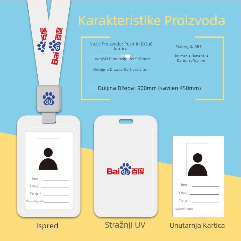 Držač kartice, poliester, marka So that, poslovni/uređarski stil