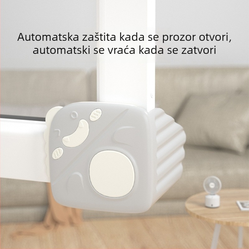 Aluminijski zaštitnik kuta prozora za unutarnje otvaranje; 90° kut; aluminijska legura; zaštita od udara