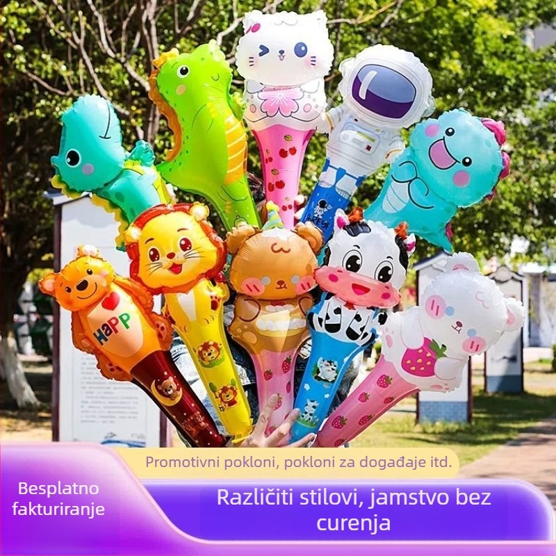 Ručna balon igračka za djecu — oblik vanzemaljca, TPU materijal, tip balona: pad na zemlju, pogodno za rođendan i Božić