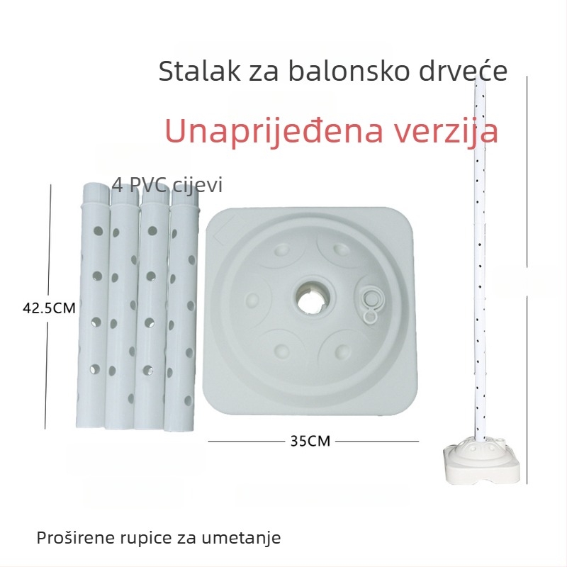 Držač balona u obliku stabla — plastika, oblik: crtani vanzemalac, bez logotipa, pogodan za Božić, Dan zaljubljenih, Proljetni festival, Dan djeteta