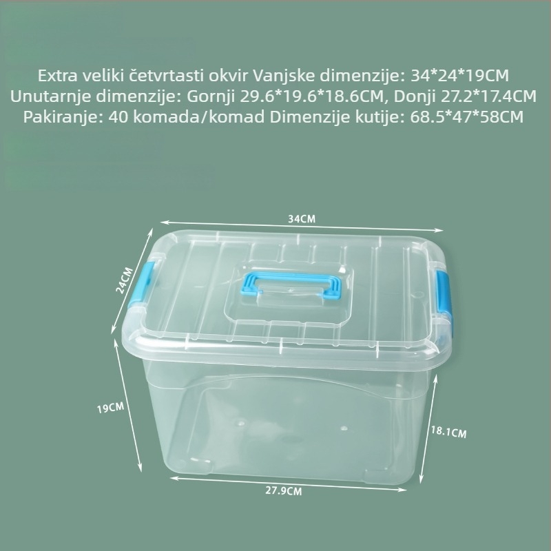 Desktop kutija za pohranu – PP plastika, moderni minimalistički dizajn, organizator, set od 60 komada